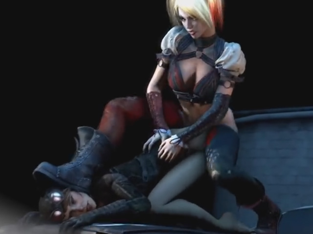 Harley Quinn Hentai Big Tits - Futa Harley Quinn humiliates Catwoman and James Gordon ...