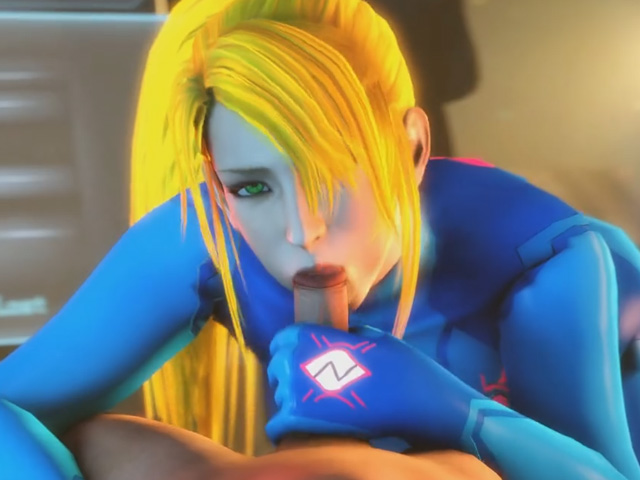 Samus aran blowjob