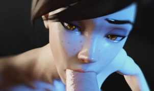 tracer overwatch blowjob pov