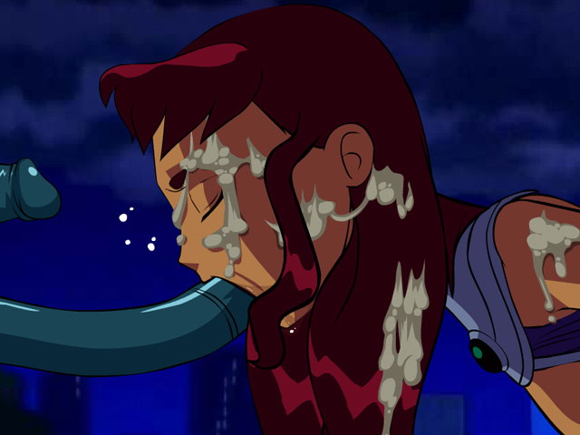 Starfire Animated Porn - Starfire tentacles rape - Teen Titans Porn Game | HentaiGO