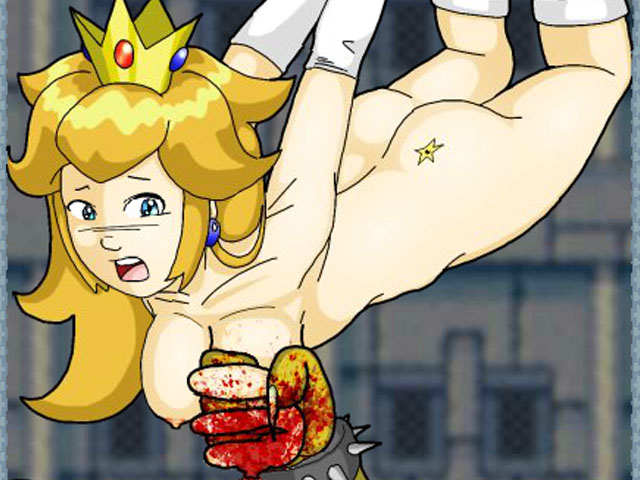 Princess Peach milking hentai
