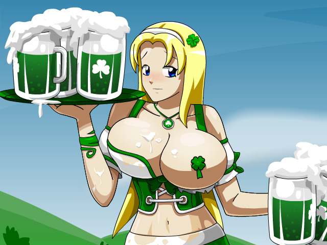 St patty s day undress girl game